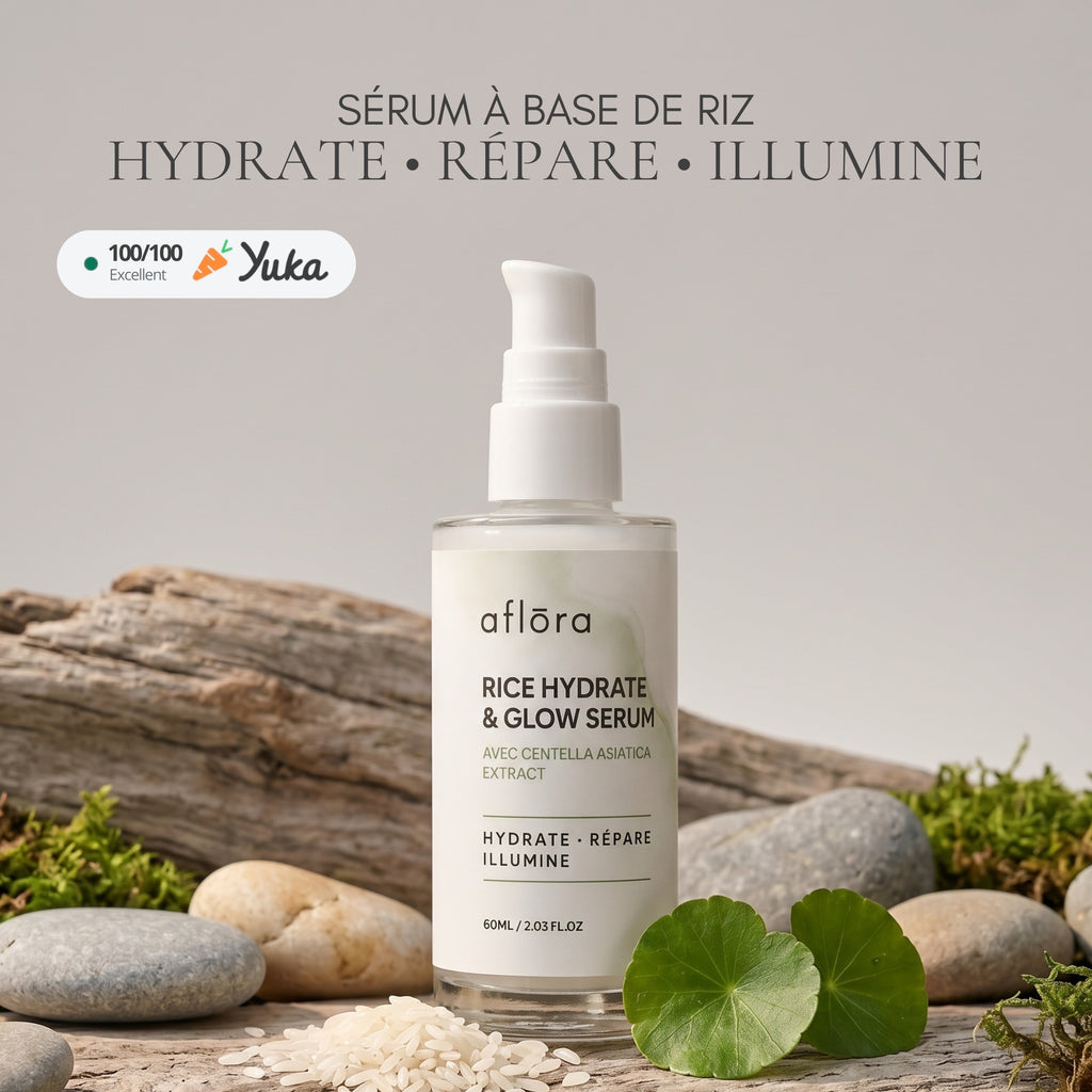Aflōra Rice Hydrate & Glow Face Serum - 60ml