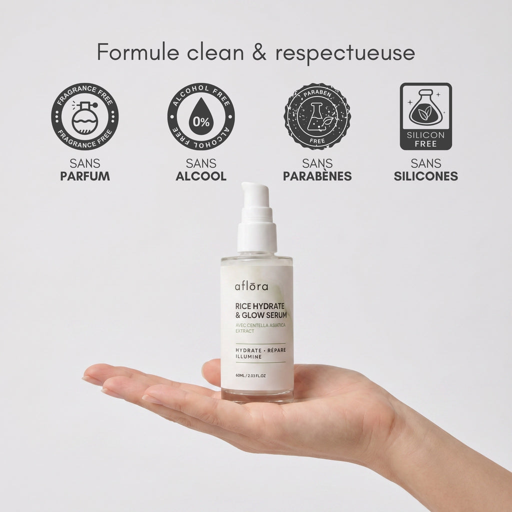 Aflōra Rice Hydrate & Glow Face Serum - 60ml