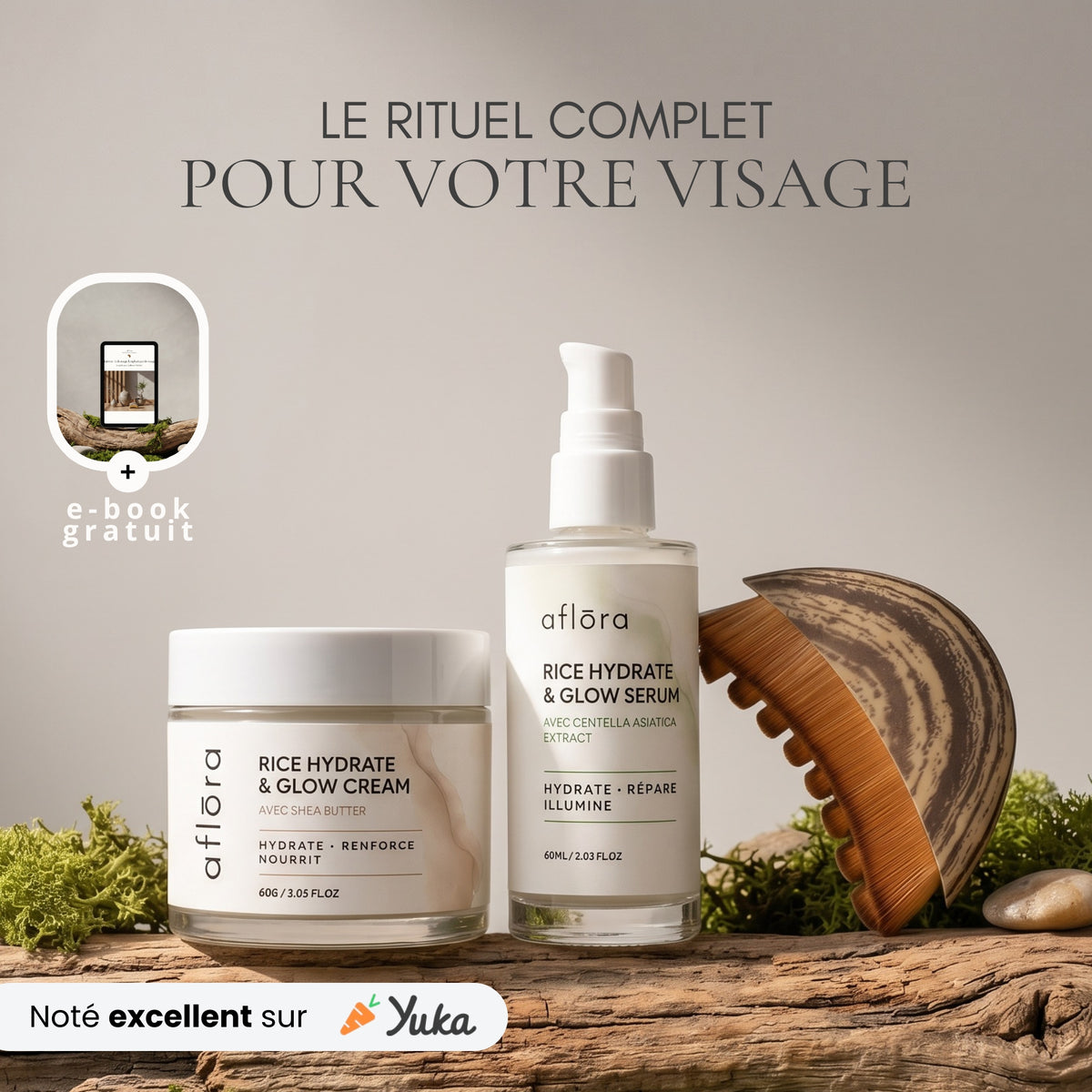 FlōGlow - Brosse de Drainage Lymphatique